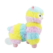 CHStoy Toy manufacturers Super Cute Colorful Alpaca Plush Toy Baby Soft Cotton Stuffed Doll Home Decoration Kids Birthday Gifts